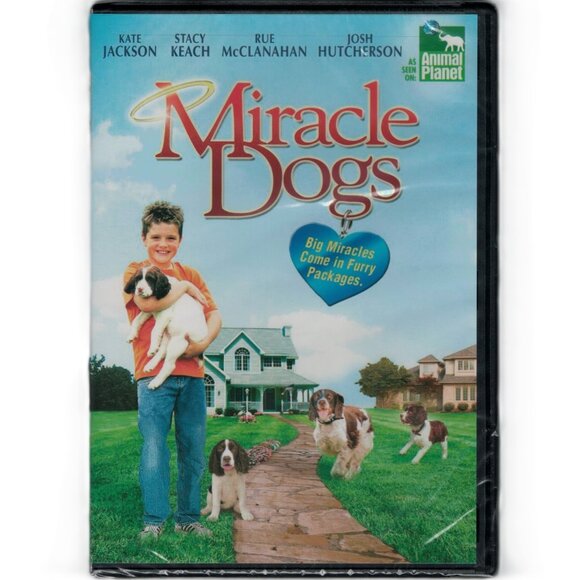 Miracle Dogs (DVD) 2003 Kate Jackson, Stacy Keach, Josh Hutcherson NEW - Picture 1 of 2